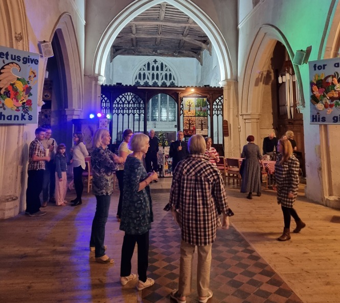 Dancing in the church