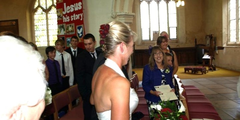 Wedding at Newport Church